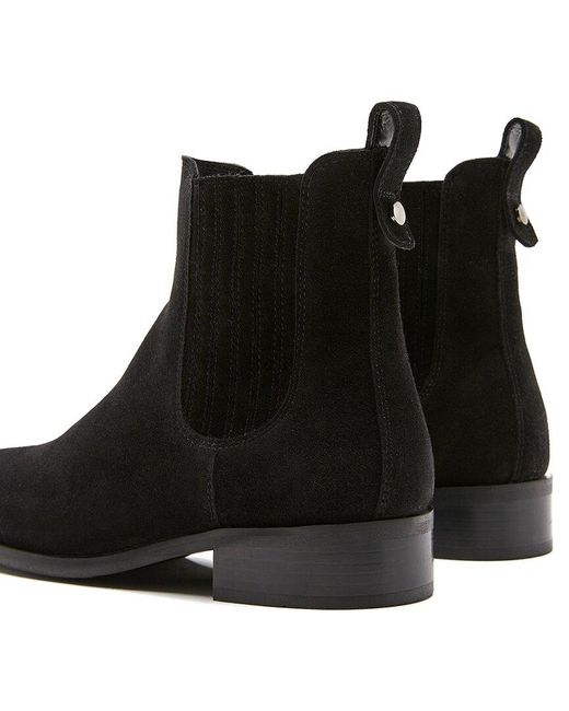 La Canadienne Black Al Suede Bootie