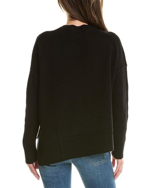 AllSaints Black Kiki Cashmere & Wool-blend Sweater