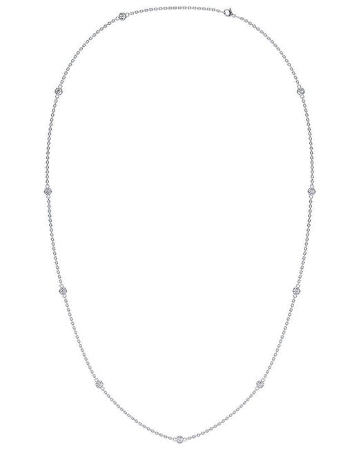 Diamond Select Cuts White 14K Station 1.00 Ct. Tw. Diamond Necklace