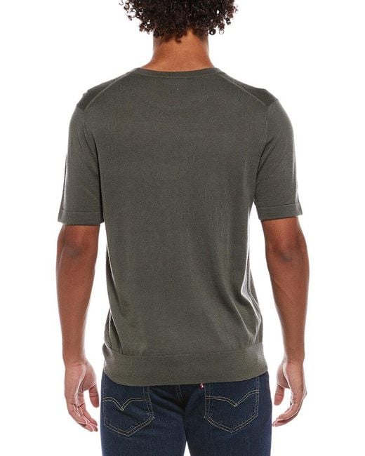 Vince Gray Wool & Cashmere-Blend Knit Shirt for men