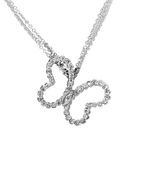 Diana M White Fine Jewelry 18k 0.60 Ct. Tw. Diamond Necklace