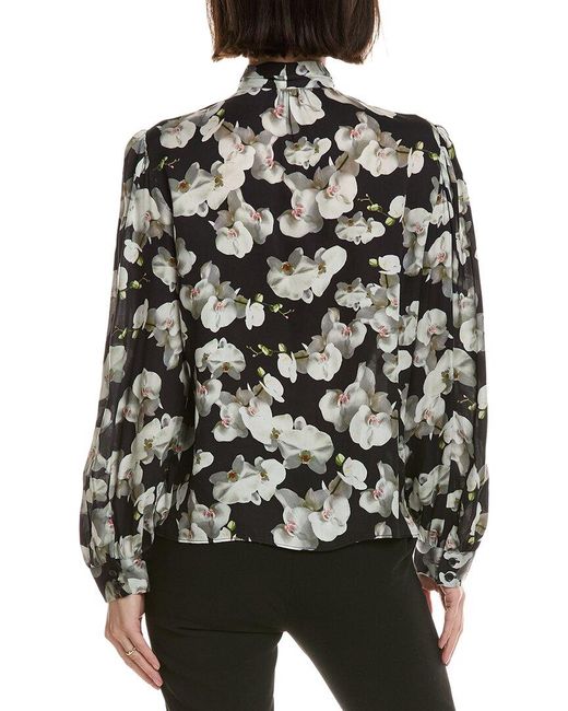 Ted Baker Black Button Blouse