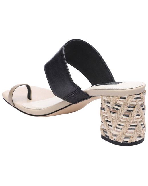 Sanctuary Black Bold Leather Sandal