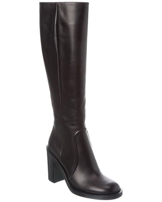 Gianvito Rossi Black Gucci Interlocking G Leather Boot