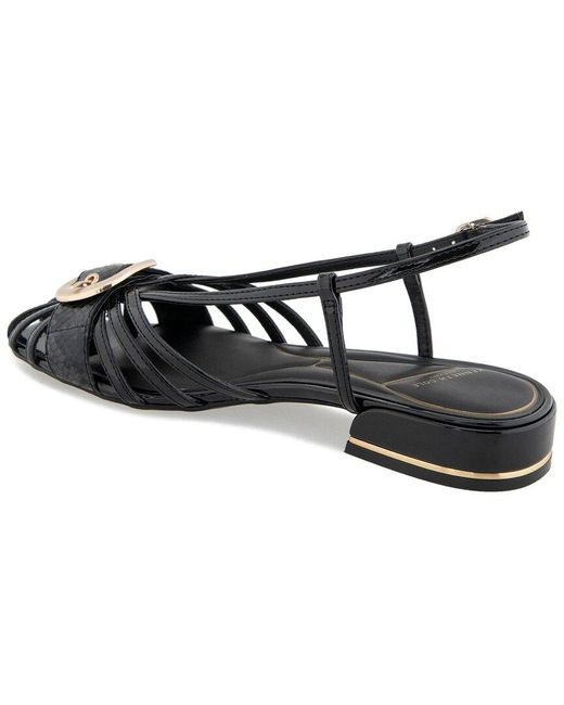 Kenneth Cole Black Farrah Slingback Flats