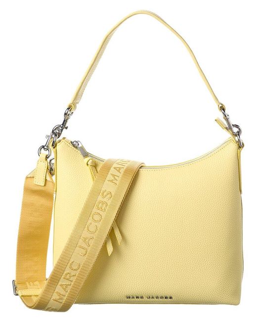 Marc Jacobs Yellow Drifter Large Leather Hobo Bag