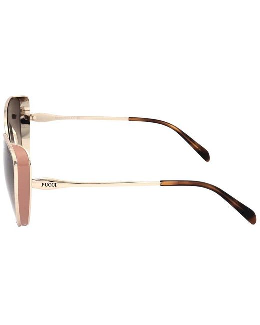 Emilio Pucci Metallic 61Mm Sunglasses