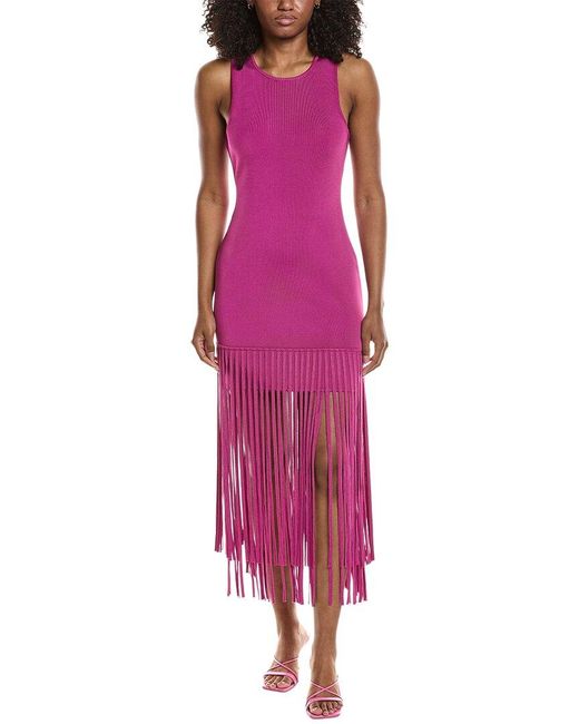 Toccin Pink Margaux Fitted Dress