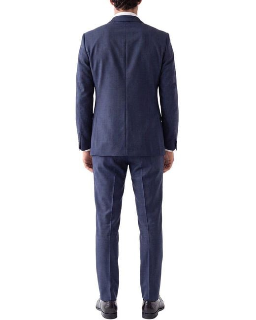 Kilgour Blue 2Pc Wool Suit for men