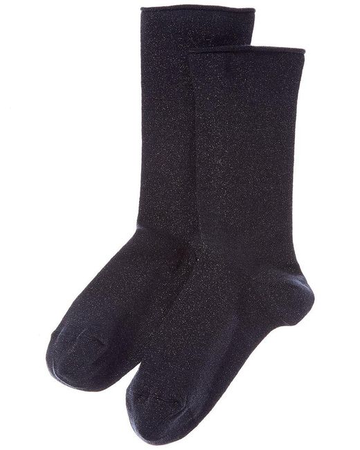 Brunello Cucinelli Blue Cashmere & Silk-Blend Socks