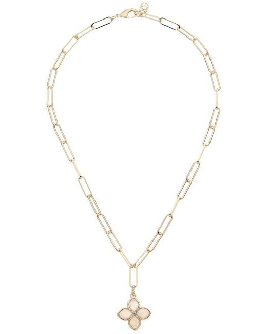 Juvell Metallic 18k Plated Pearl Cz Link Necklace