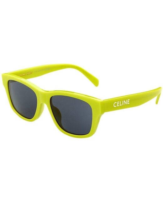 Céline Yellow Cl40249U 55Mm Sunglasses for men