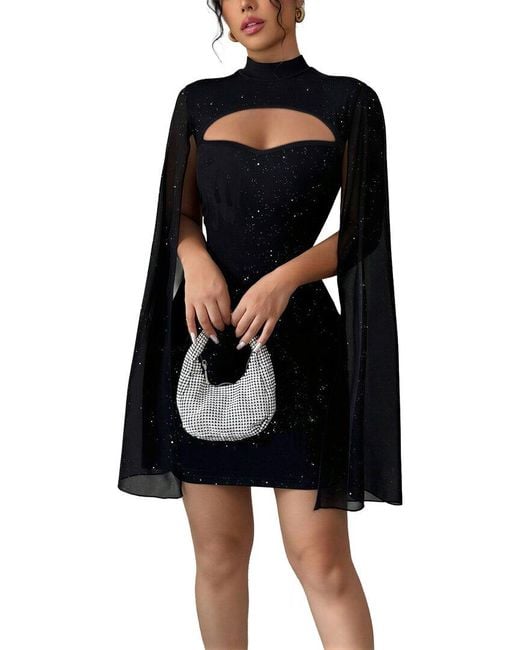 BELLA DESERT Black Mini Dress