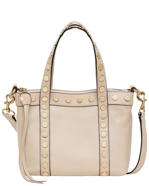 Aimee Kestenberg Natural Jagger Leather Mini Tote