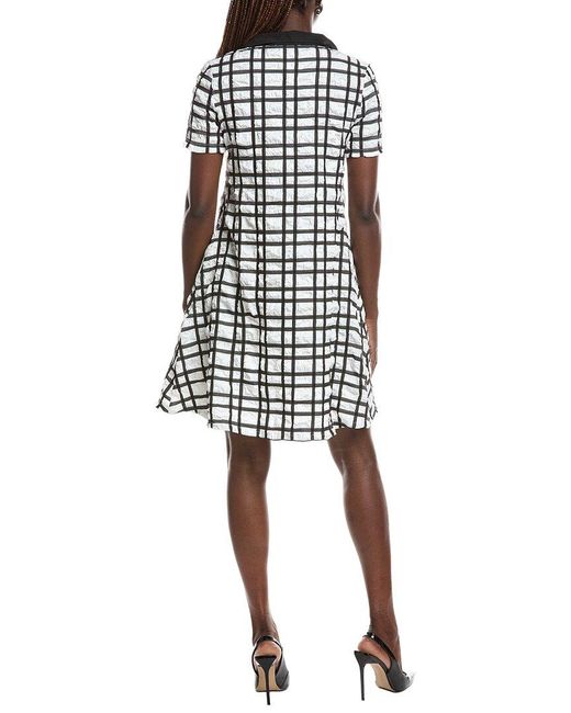 Joseph Ribkoff White Printed Mini Dress