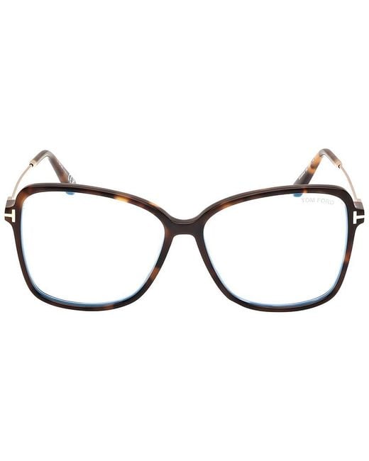 Tom Ford Metallic Ft5953-B 55Mm Optical Frames