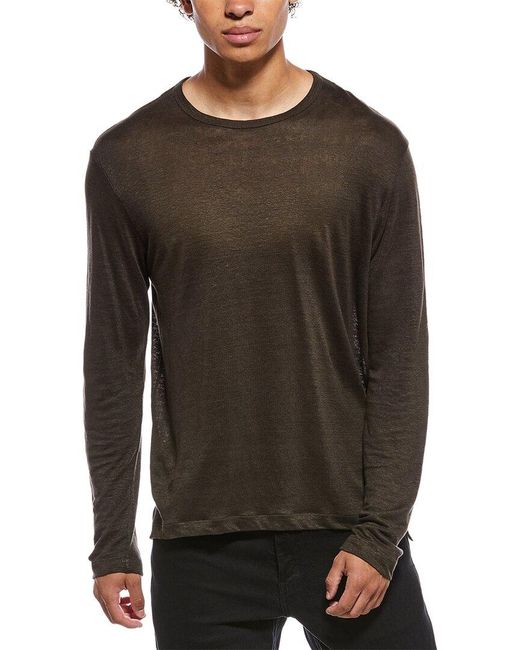 Brioni Black Linen Shirt for men
