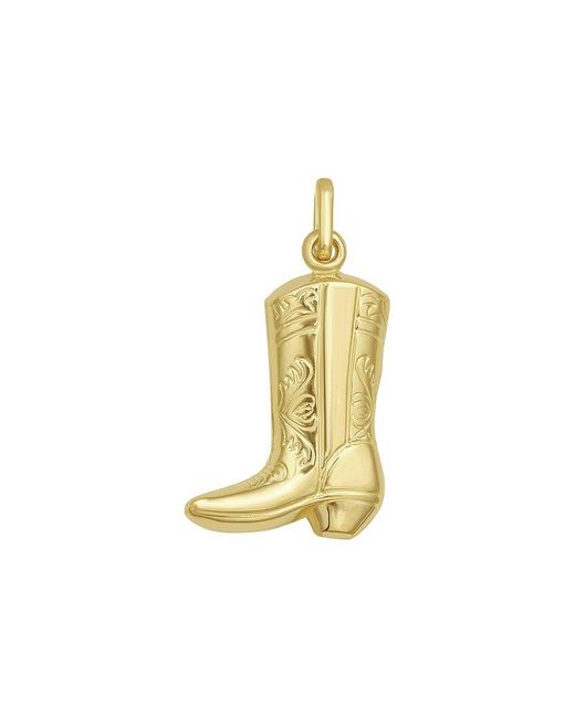 Italian Gold Metallic 14K Charm Pendant