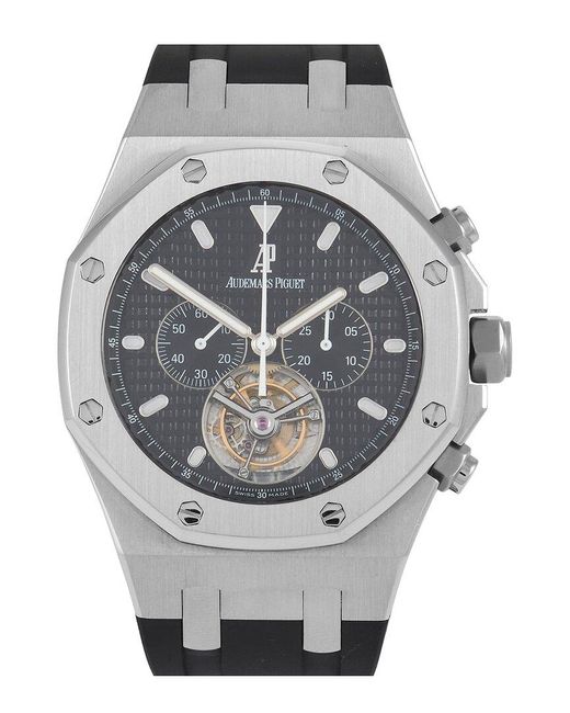 Audemars Piguet Gray Royal Oak Watch (Authentic Pre-Owned) for men