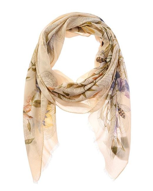 Etro Natural Silk-Blend Scarf