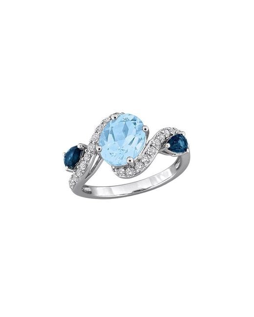 Rina Limor Blue 3.68 Ct. Tw. Topaz Ring