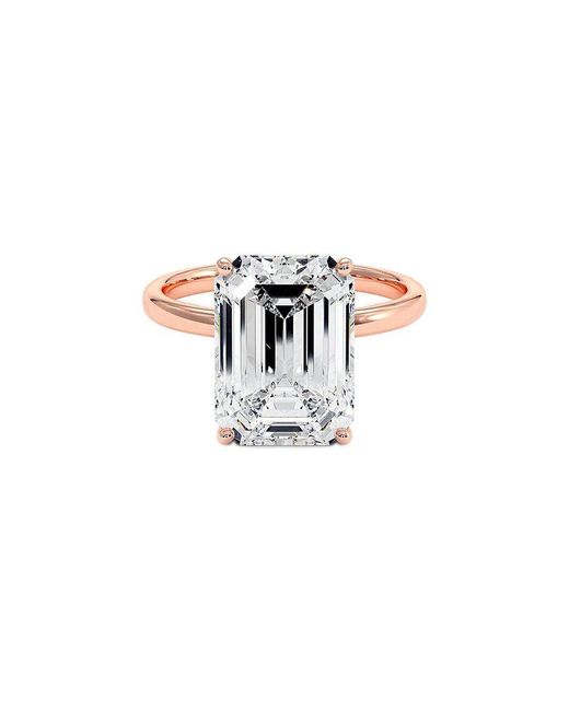 Lab Grown Diamonds White 14K 4.00 Ct. Tw. Lab-Grown Diamond Solitaire Ring