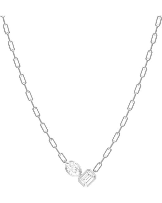 Lab Grown Diamonds Metallic 1.80 Ct. Tw. Lab-Grown Diamond Necklace
