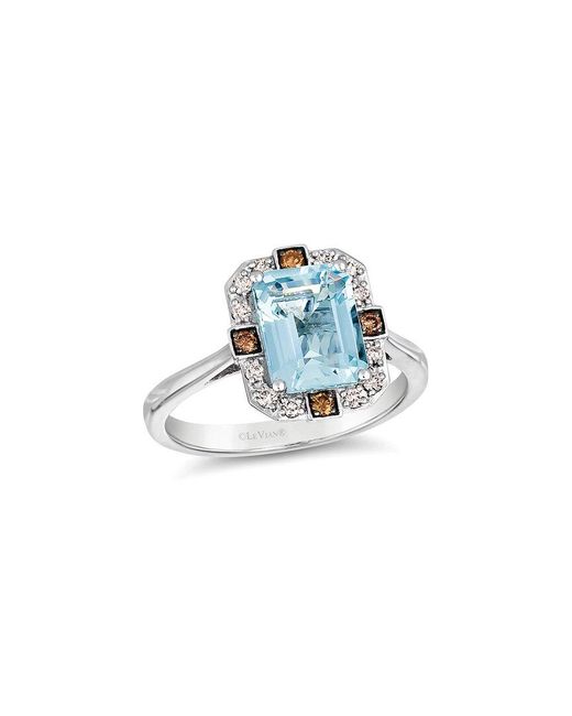 Le Vian Women's Blue Sea Aquamarine 14K 1.79 Ct. Tw. Diamond & Aquamarine Ring