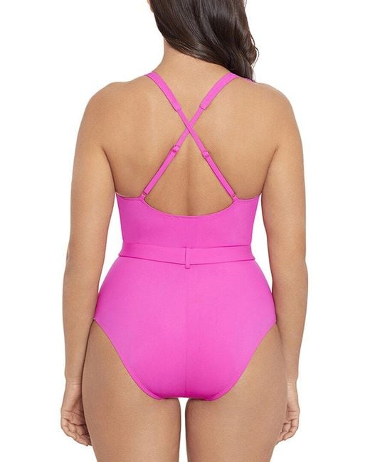Skinny Dippers Purple Jelly Beans Cinch One-piece