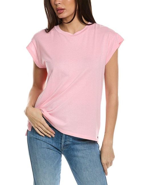 Wildfox Red Helena Muscle T-shirt
