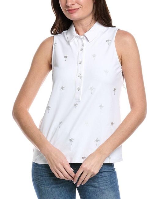 Tommy Bahama Blue Aubrey Beach Daze Polo Shirt
