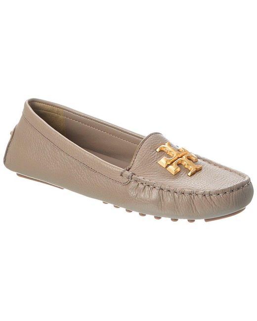 Tory Burch Gray Everly Leather Driver