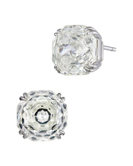 Savvy Cie White Cz Stud Earrings