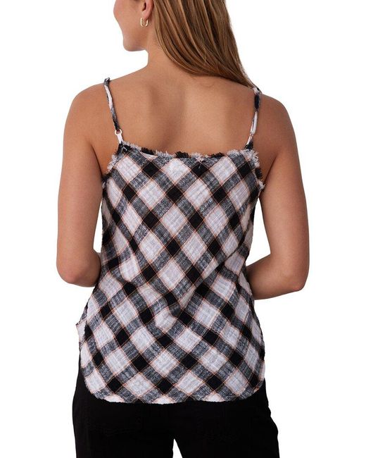 Bella Dahl Black Frayed Cami