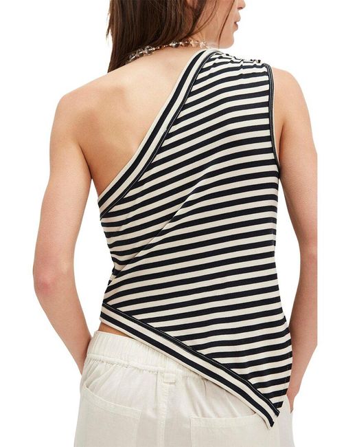 Free People White Knot My Vibe Top