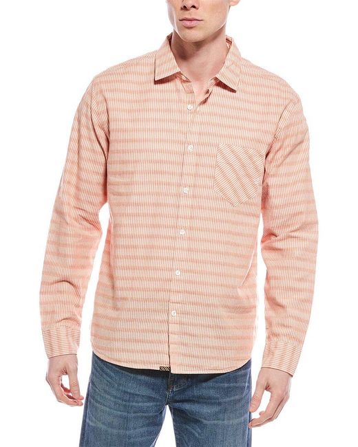 Billy Reid Blue John Shirt for men