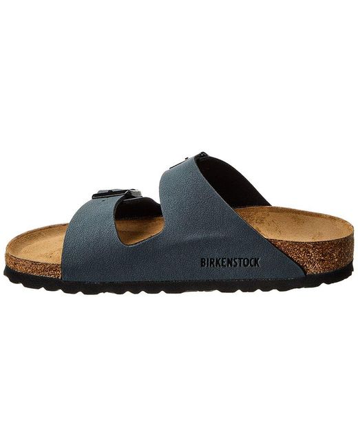 Birkenstock Blue Arizona Bs Narrow Fit Birkibuc Sandal for men
