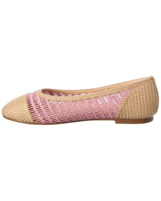 Tiffany & Fred Paris Pink Ballet Flat