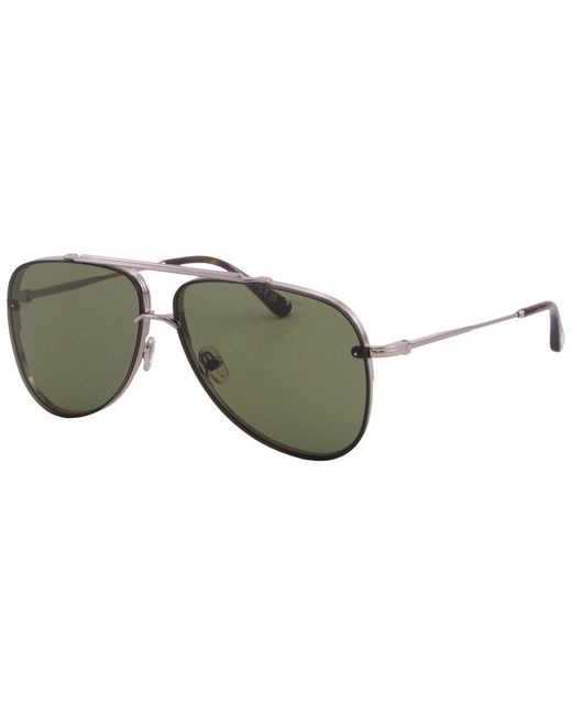 Tom Ford Green Leon 62mm Sunglasses for men