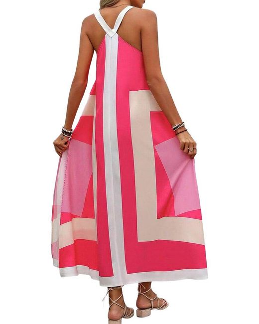 LOEY Pink Midi Dress