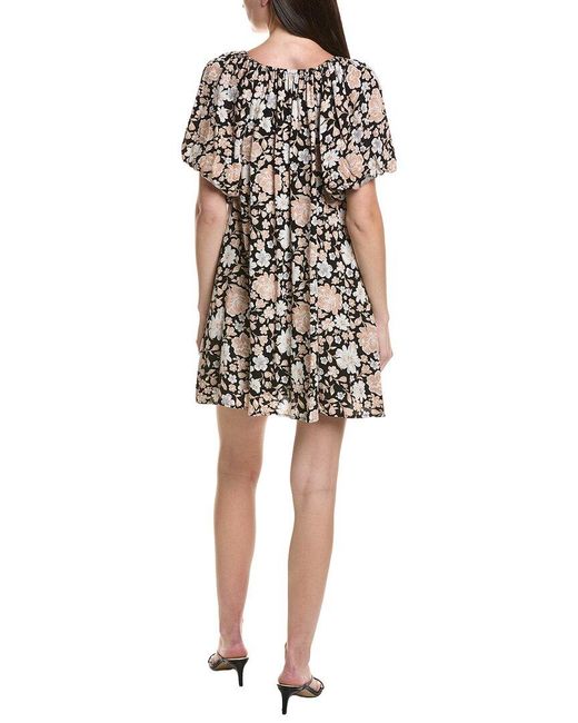 Saltwater Luxe White Printed Mini Dress
