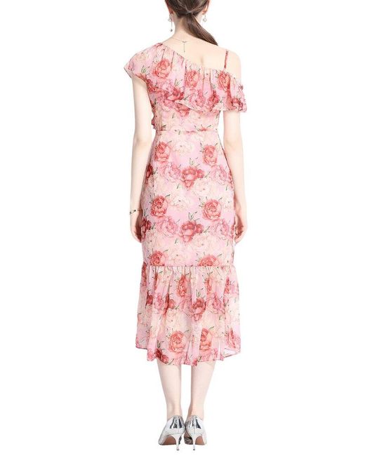DZA Pink Midi Dress