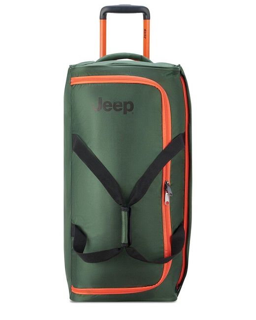 Jeep Green Js009d Medium Rolling Duffel Bag