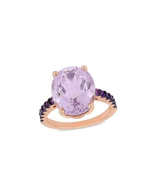 Rina Limor Multicolor Rose Gold Vermeil 7.90 Ct. Tw. Gemstone Ring