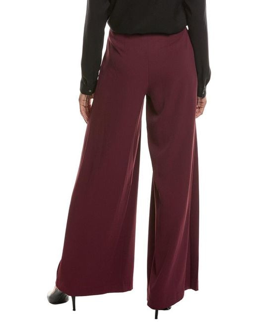 L'Agence Red Nova Pleated Pant