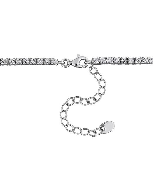 Rina Limor Multicolor 6.80 Ct. Tw. Lab-Grown And Sapphire Station Tennis Necklace