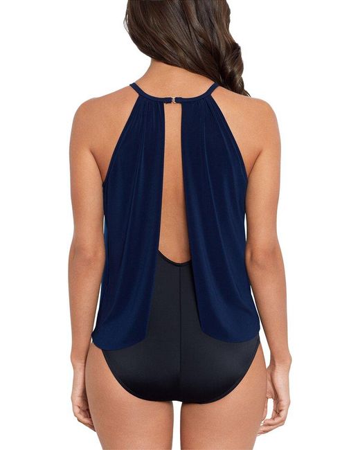 Magicsuitr Blue Solids Aubrey One-Piece