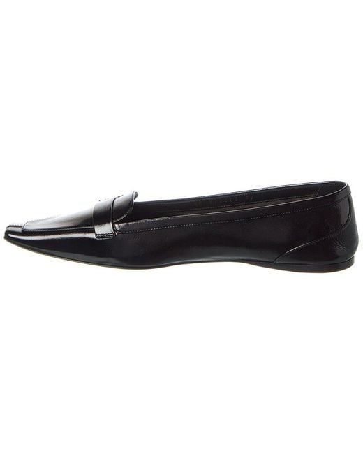 Saint Laurent Black Chris Patent Slipper