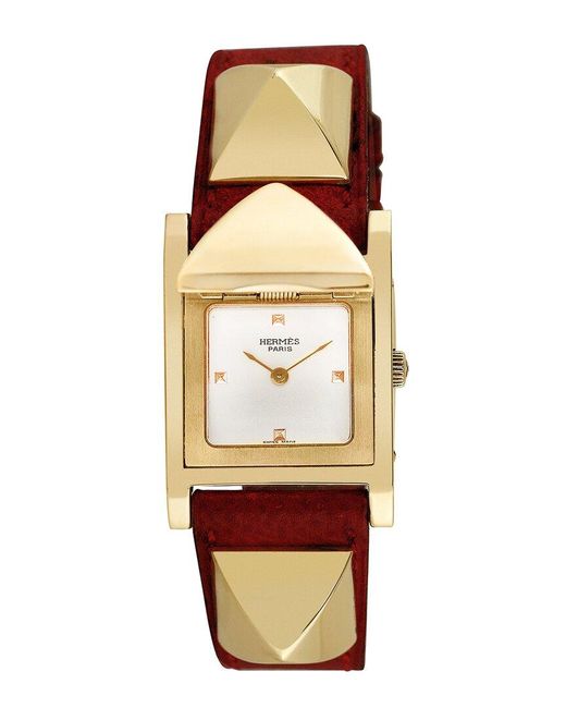 Hermès Natural Medor Watch, Circa 2000S (Authentic Pre-Owned)