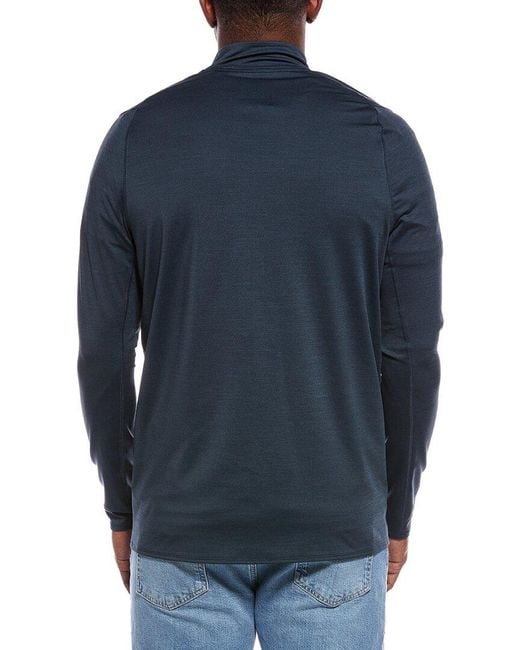 Oakley Blue Gravity Range 1-4-Zip Pullover for men